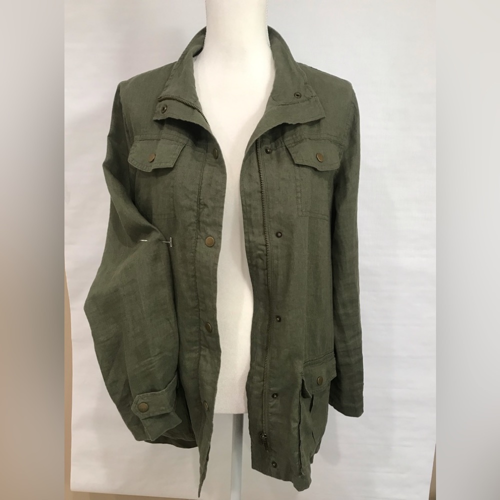 🍏Artisan NY  Woman’s 100%Linen Jacket/Top, Size M